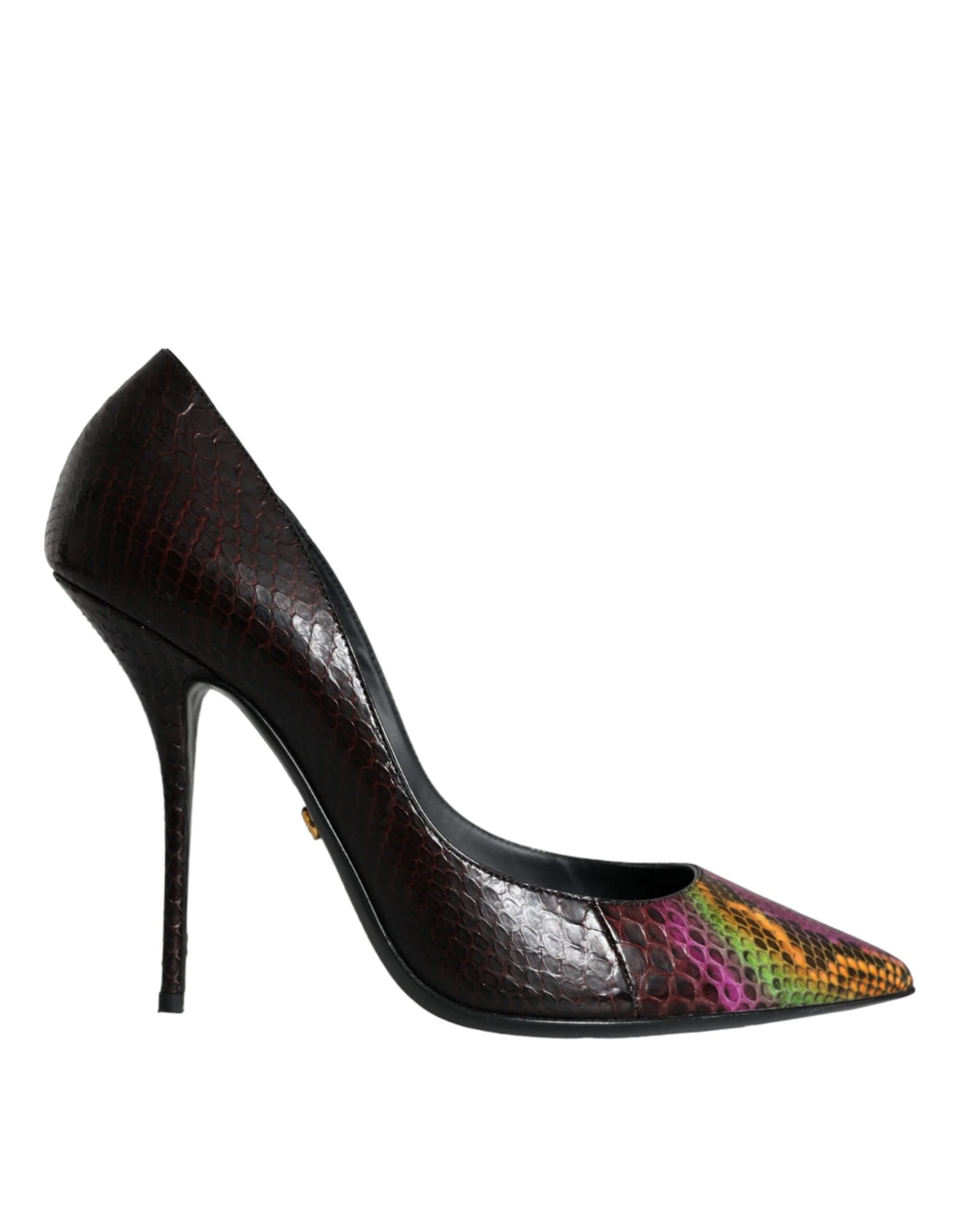 Dolce & Gabbana Multicolor Exotic Leather Heels Pumps Shoes - Heels