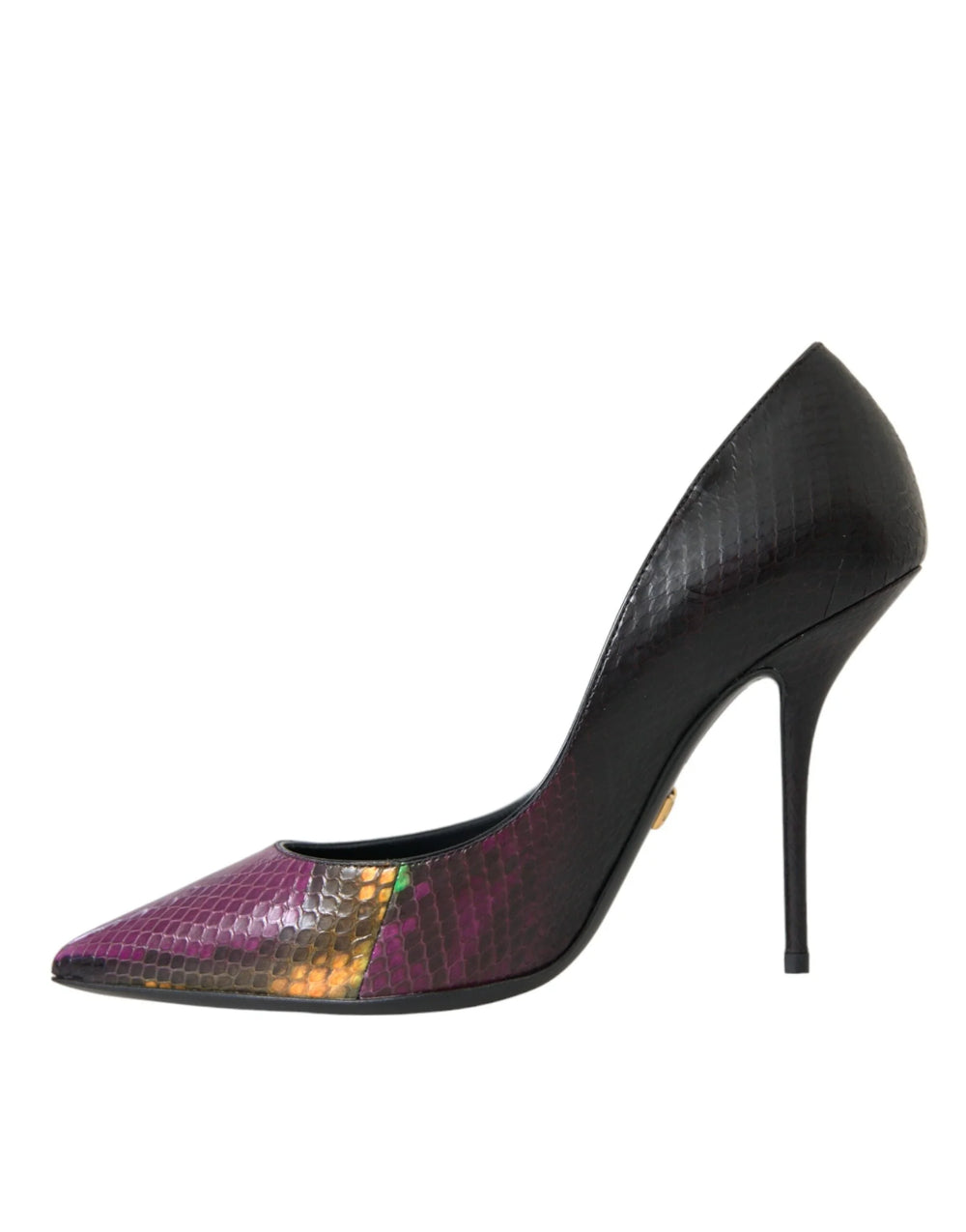 Dolce & Gabbana Multicolor Exotic Leather Heels Pumps Shoes - Heels