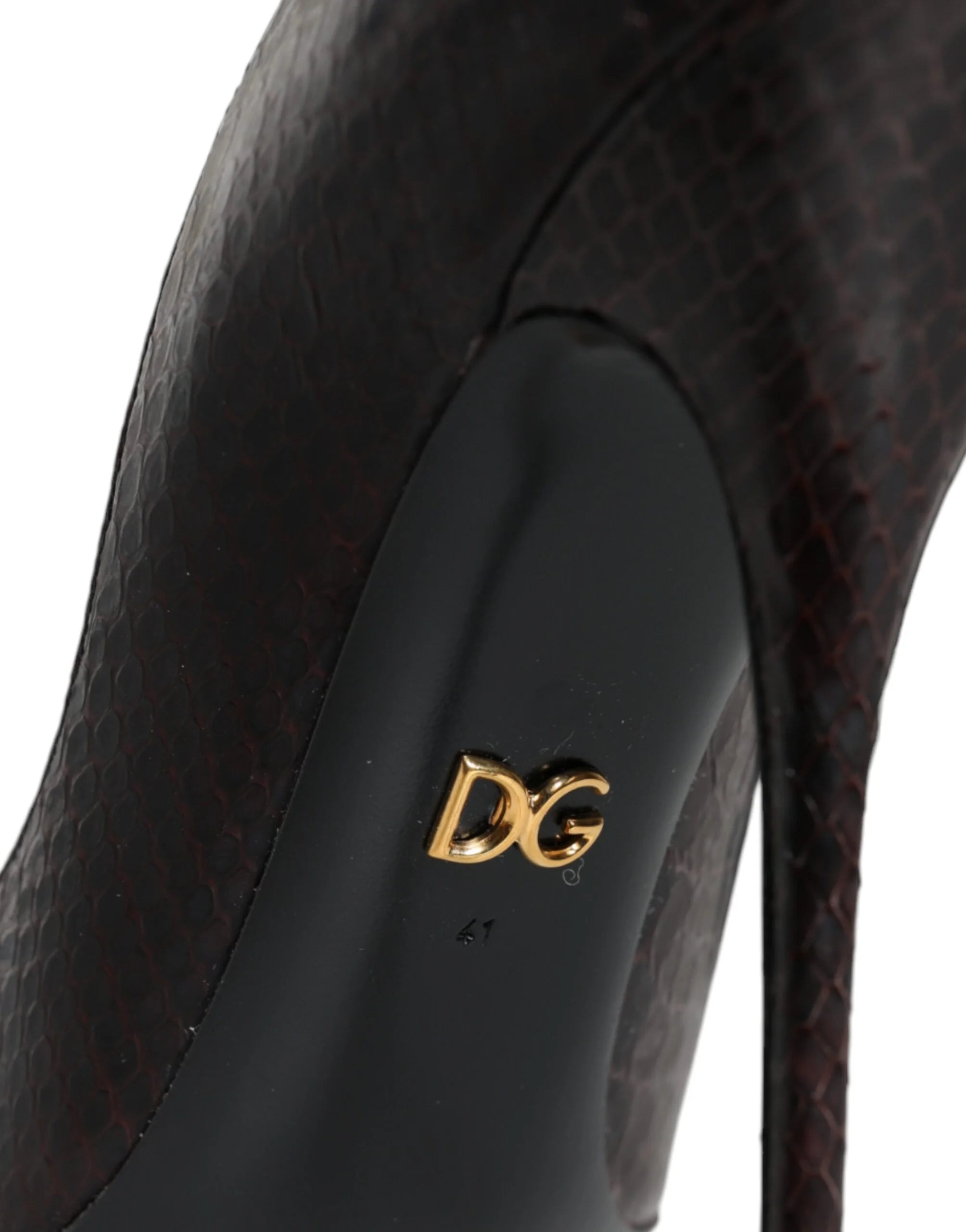 Dolce & Gabbana Multicolor Exotic Leather Heels Pumps Shoes - Heels