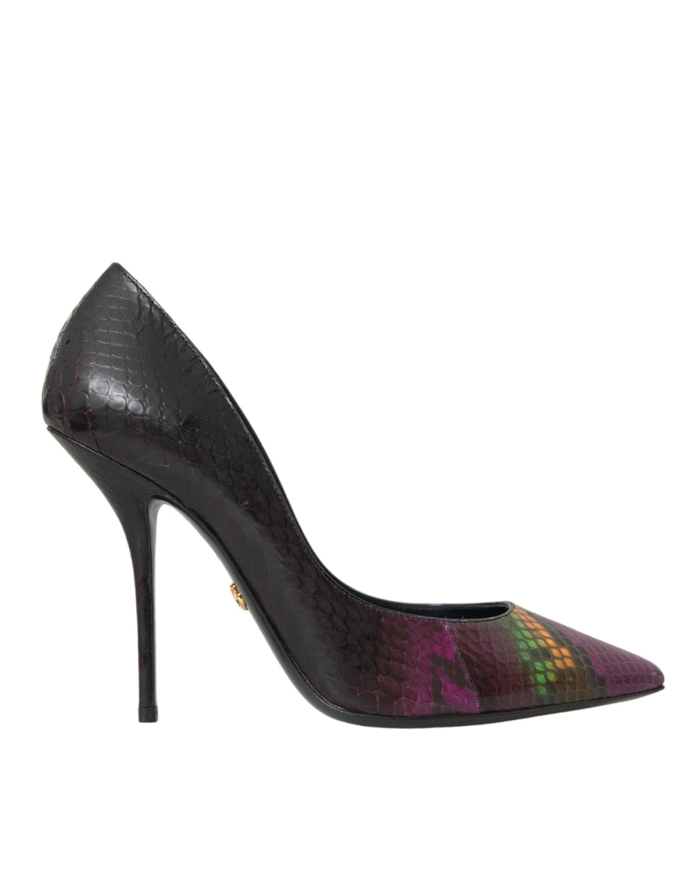 Dolce & Gabbana Multicolor Exotic Leather Heels Pumps Shoes - Heels