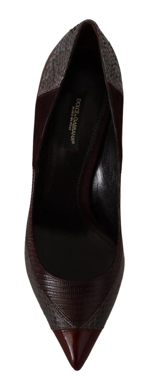 Dolce & Gabbana Multicolor Exotic Leather Heels Pumps Shoes - EU37.5/US7