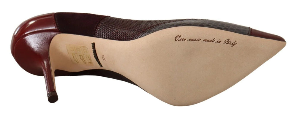 Dolce & Gabbana Multicolor Exotic Leather Heels Pumps Shoes - EU37.5/US7 - Heels