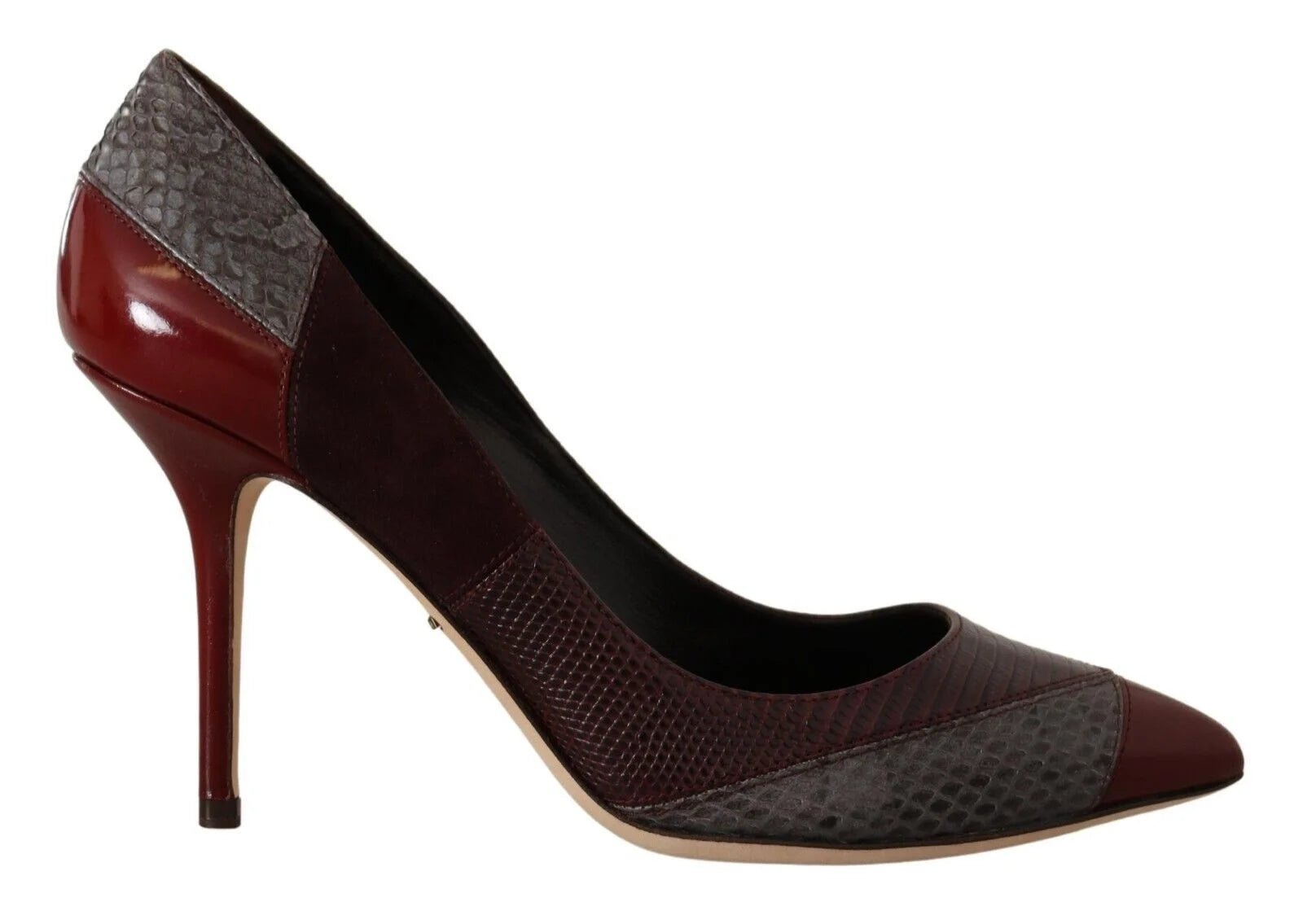 Dolce & Gabbana Multicolor Exotic Leather Heels Pumps Shoes - EU37.5/US7