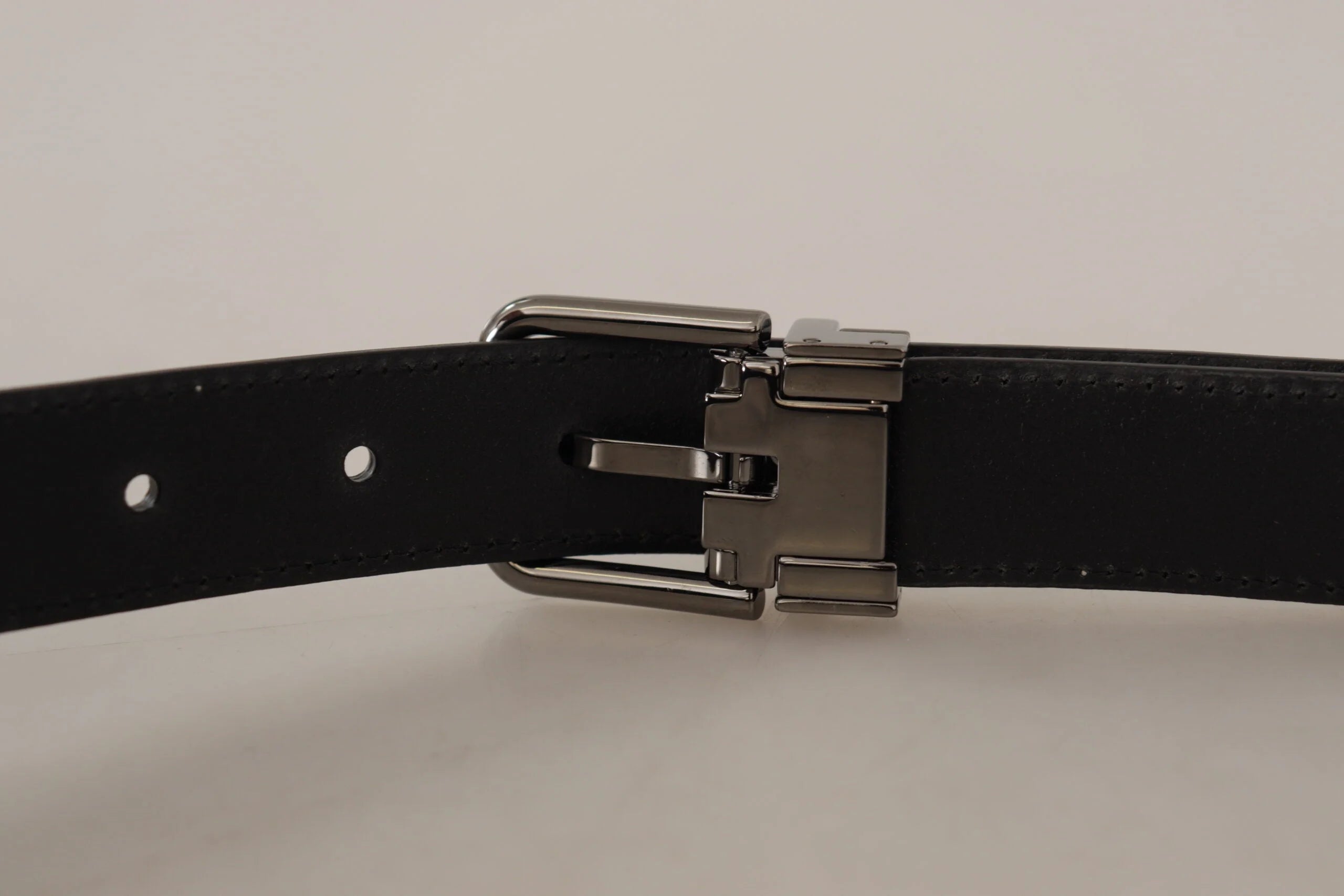 Dolce & Gabbana Multicolor Exotic Leather Patchwork Metal Belt - 90 cm / 36 Inches - Belts