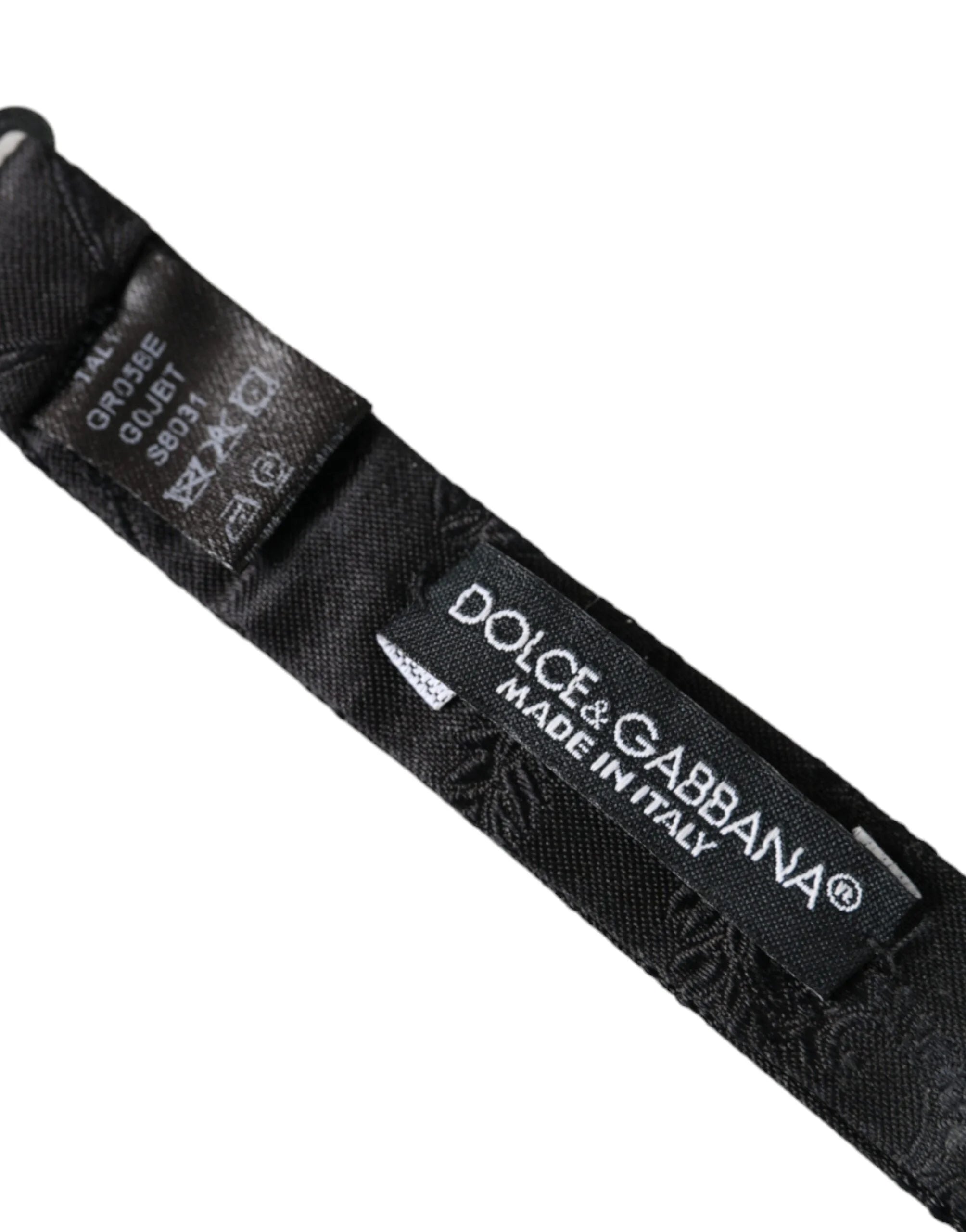 Dolce & Gabbana Multicolor Fantasy Silk Adjustable Neck Bow Tie - Neckties