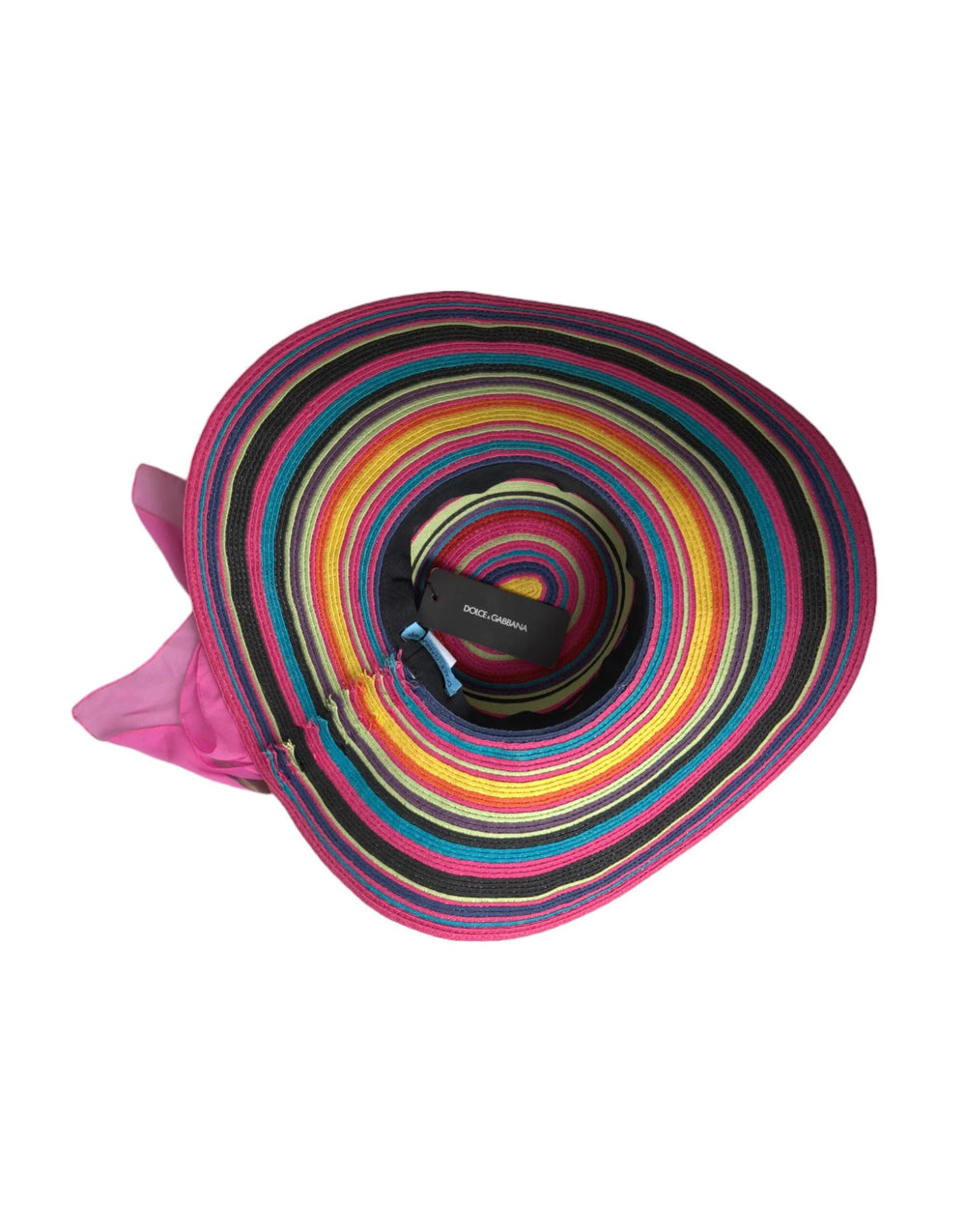 Dolce & Gabbana Multicolor Fantasy Wide Brim Floppy Hat - 56 cm|XS - Sun Hats