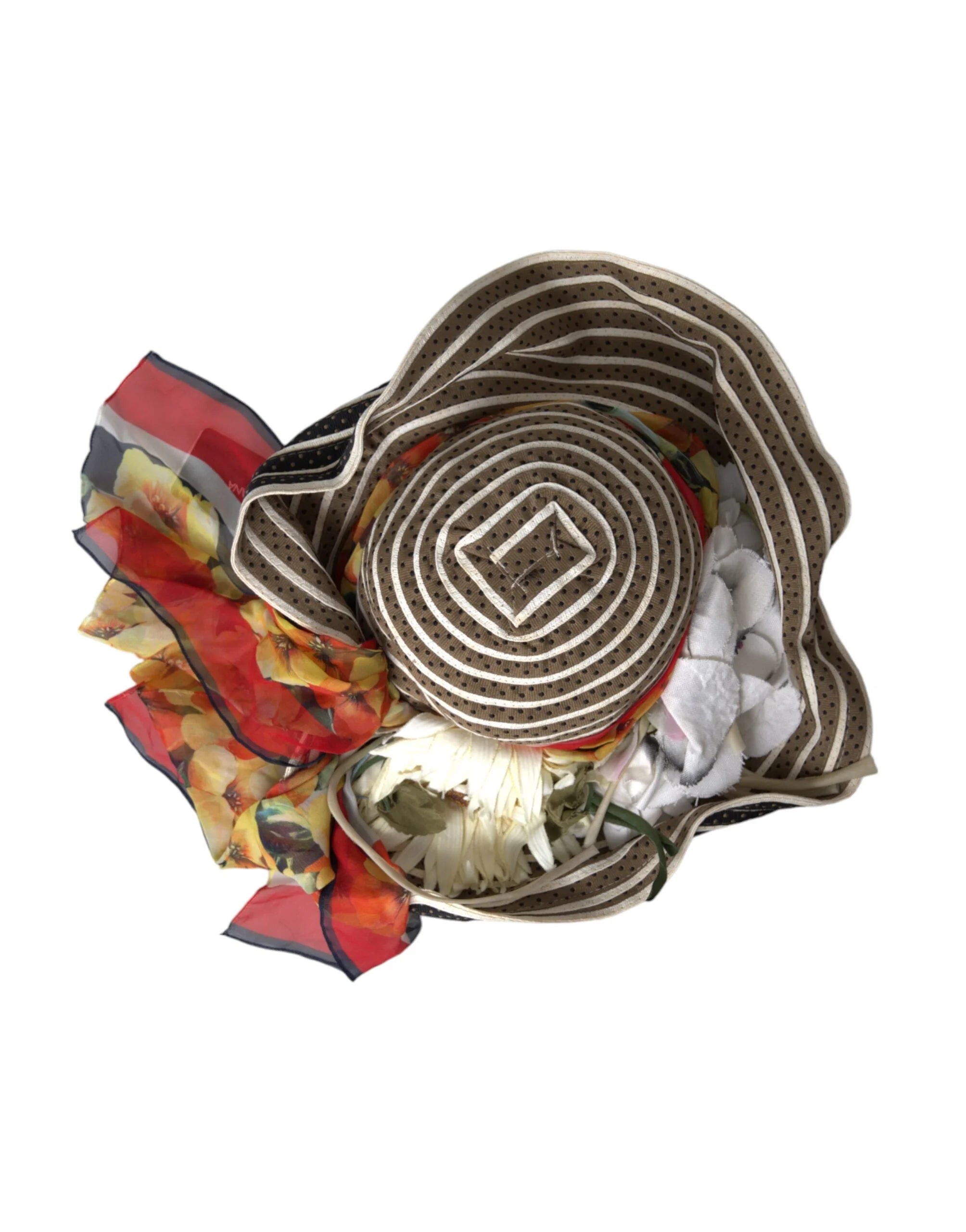 Dolce & Gabbana Multicolor Fantasy Wide Brim Floppy Hat - 56 cm|XS - Sun Hats