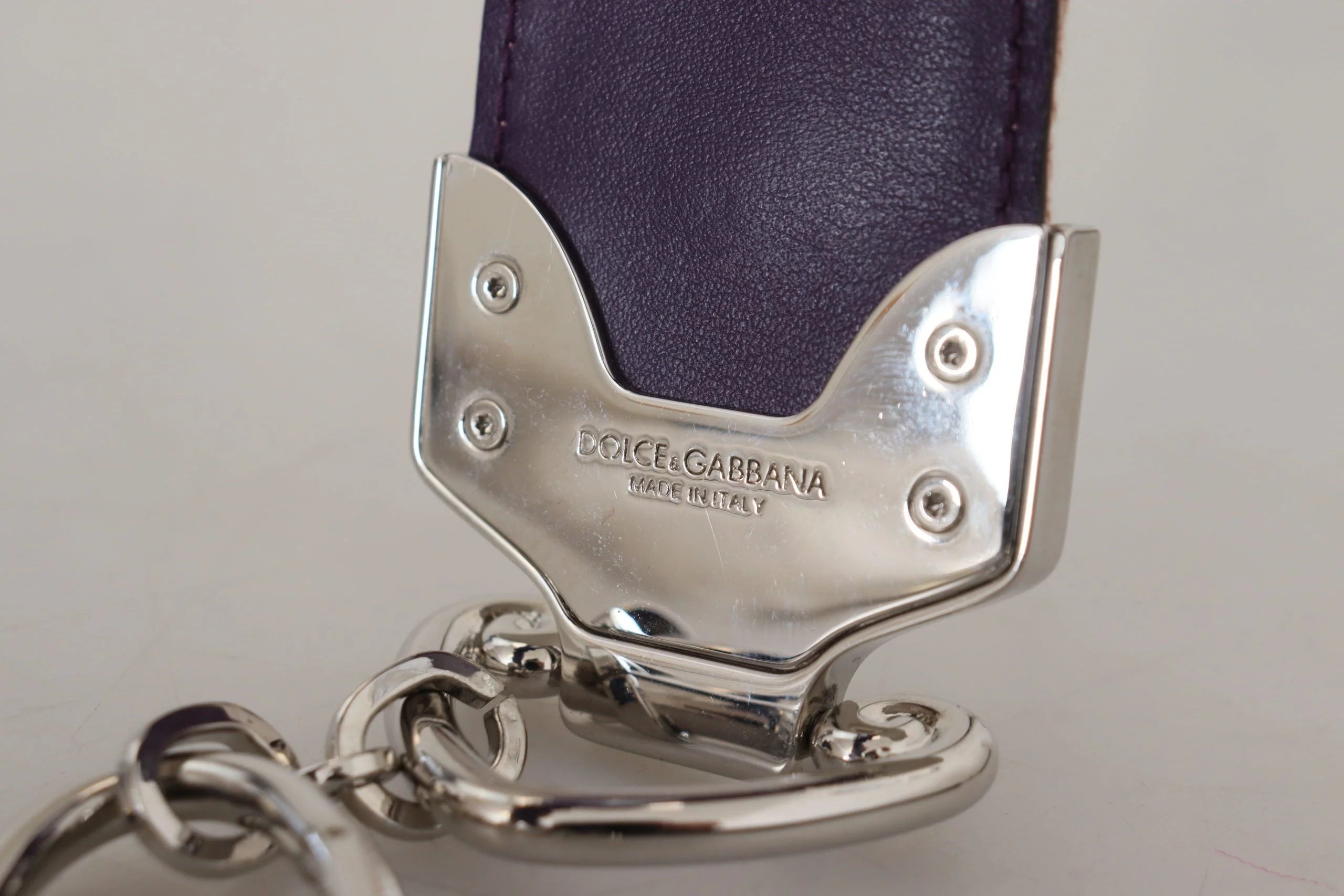 Dolce & Gabbana Multicolor Floral Appliques Metal Shoulder Strap - Handbag & Wallet Accessories