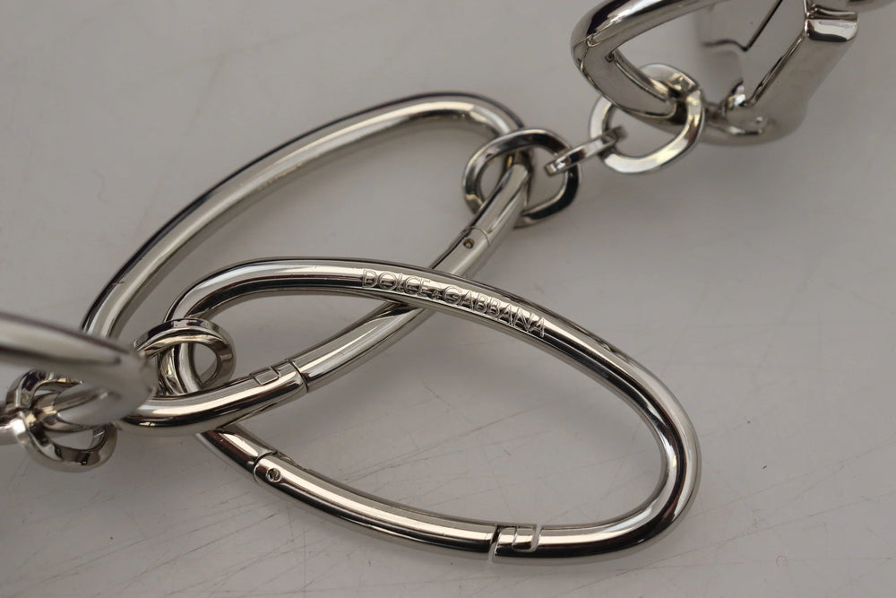 Dolce & Gabbana Multicolor Floral Appliques Metal Shoulder Strap - Handbag & Wallet Accessories