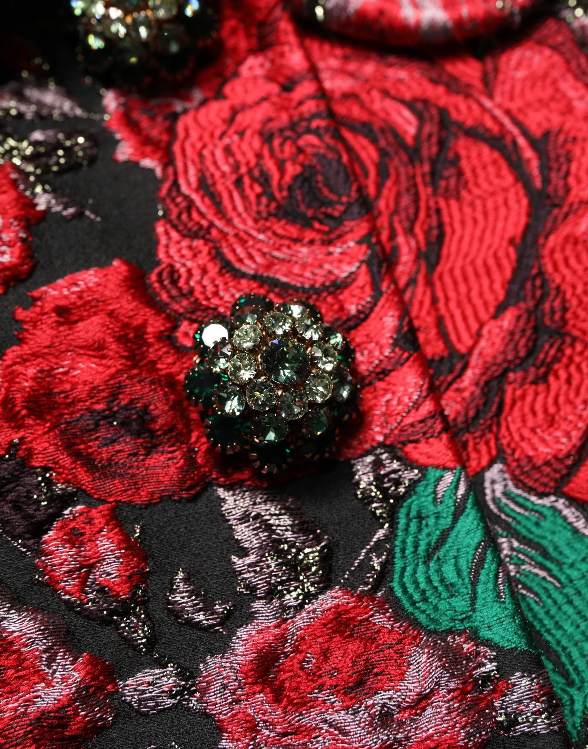 Dolce & Gabbana Multicolor Floral Brocade ButtonBlazer Jacket - IT40|S