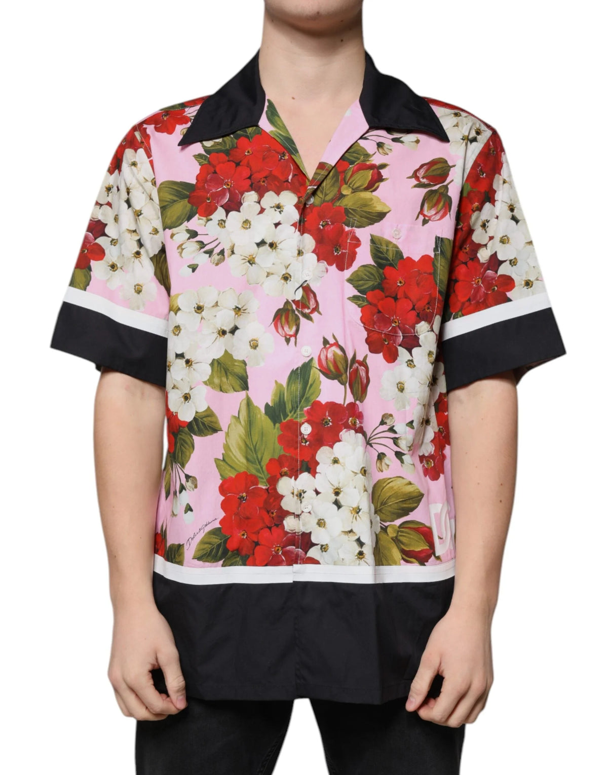 Dolce & Gabbana Multicolor Floral Button Down Casual Shirt - IT40 | M - Shirts
