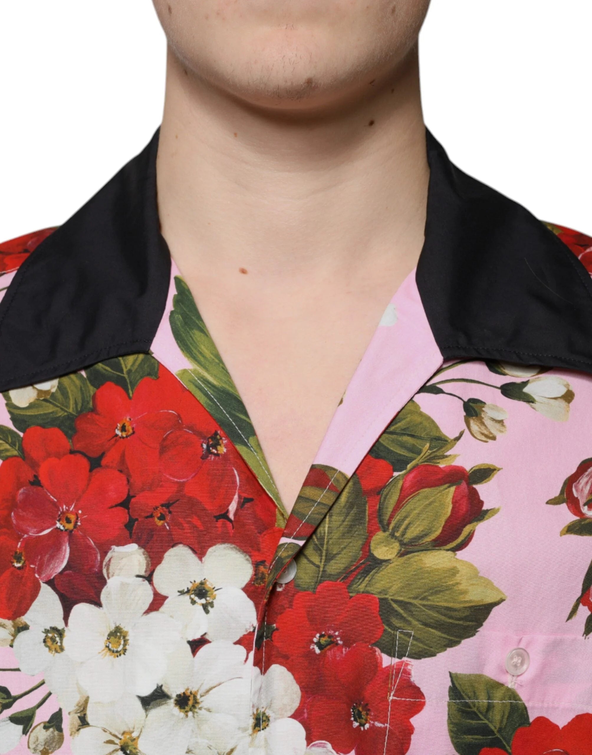 Dolce & Gabbana Multicolor Floral Button Down Casual Shirt - IT40 | M - Shirts