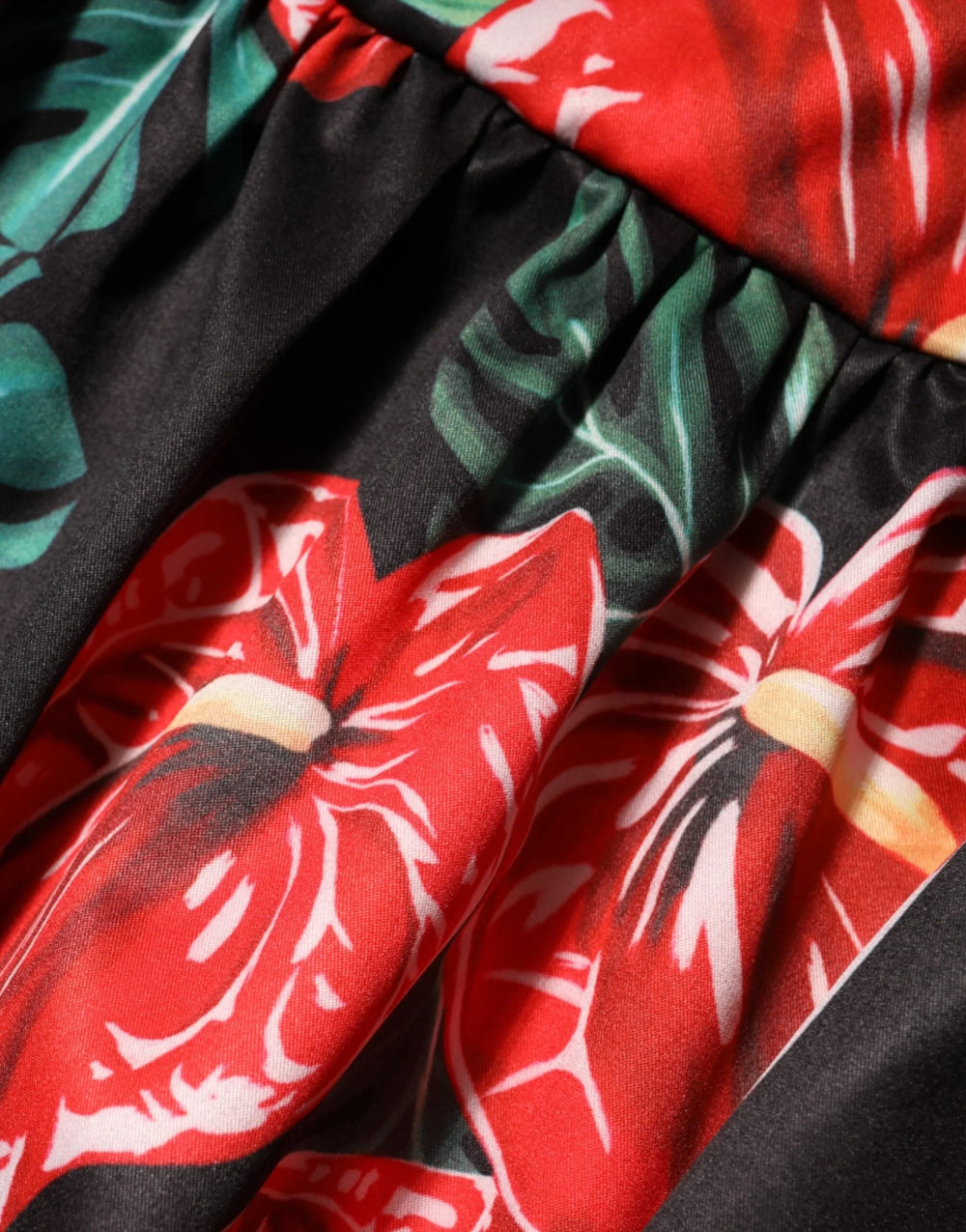 Dolce & Gabbana Multicolor Floral Cotton Poplin Midi Dress - IT44 | L - Dresses