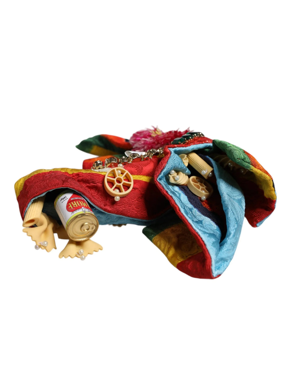 Dolce & Gabbana Multicolor Floral Crystal Embellished Diadem Headband - Headbands