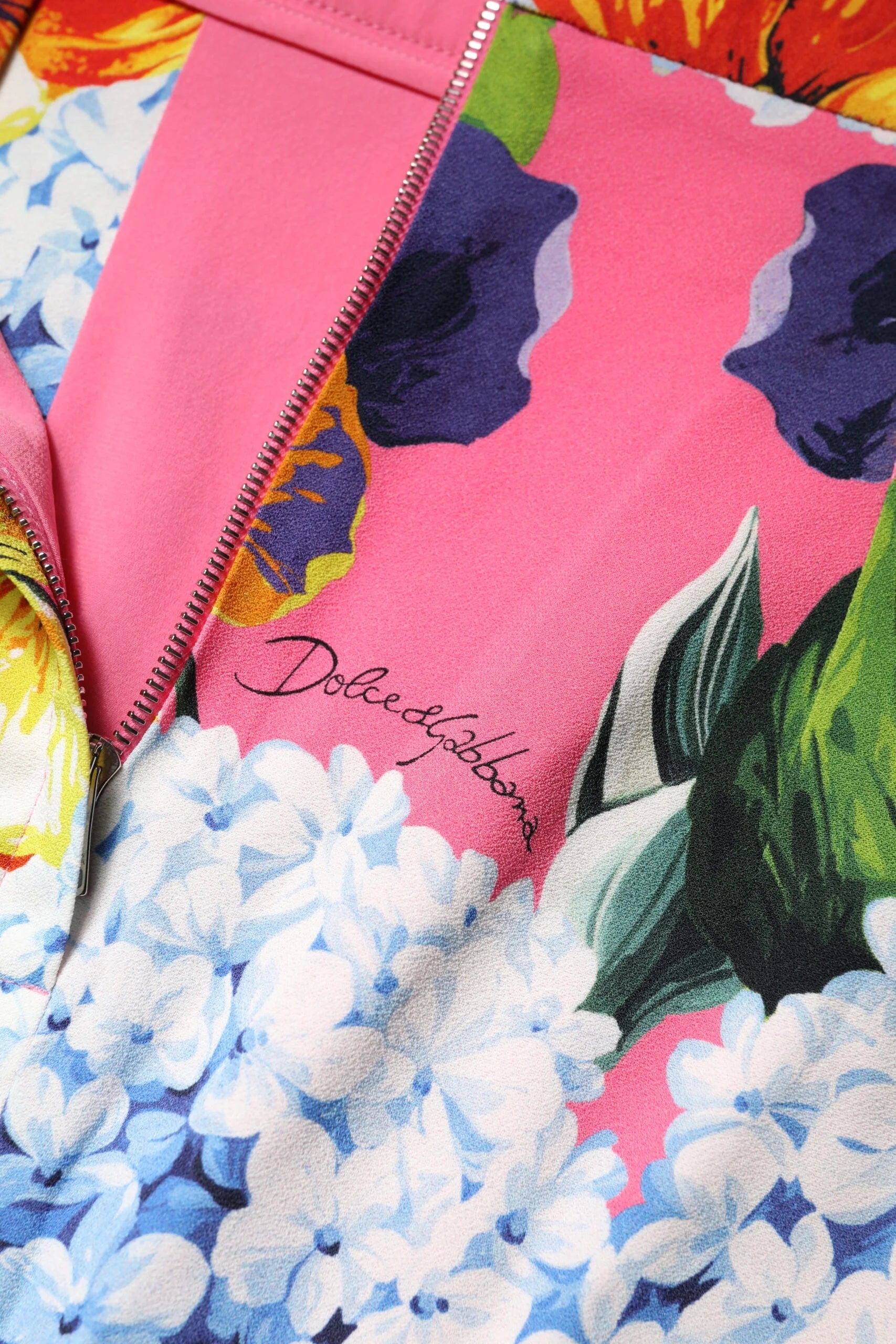 Dolce & Gabbana Multicolor Floral High Waist Midi Skirt - Skirts