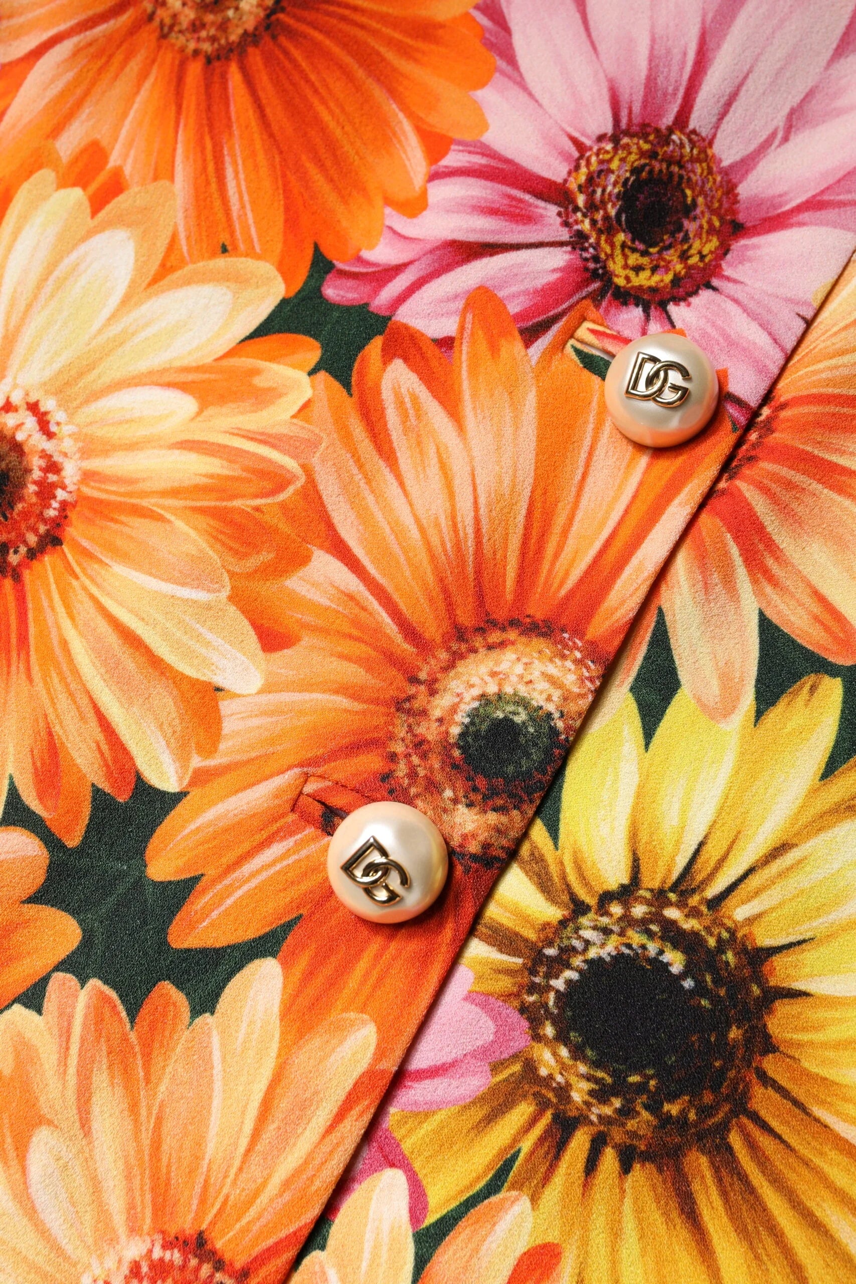 Dolce & Gabbana Multicolor Floral High Waist Mini Skirt - Skirts