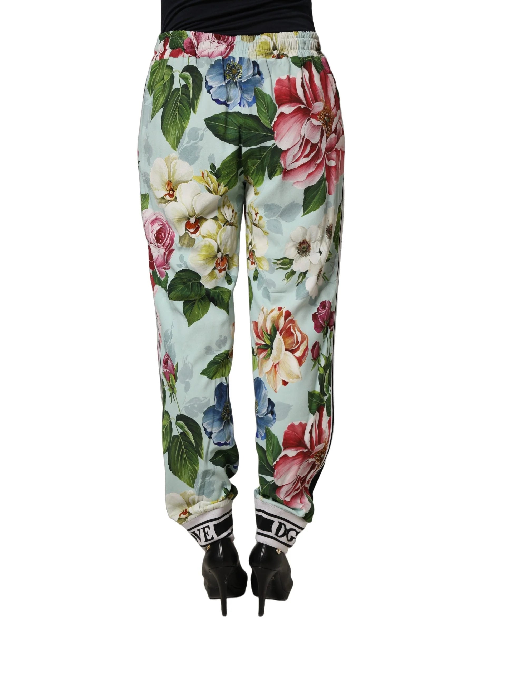 Dolce & Gabbana Multicolor Floral Joggers Trouser Pants - IT50|3XL