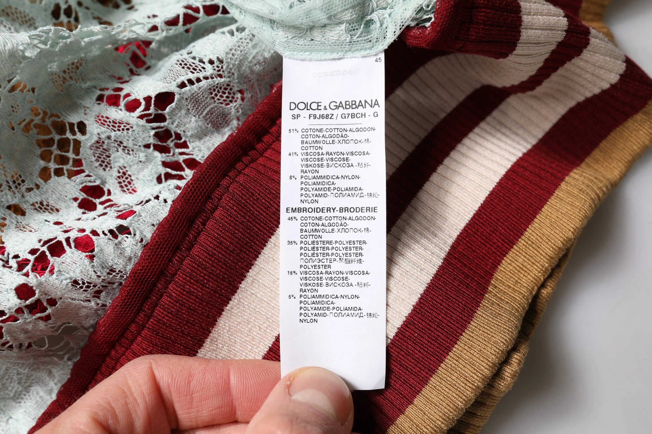 Dolce & Gabbana Multicolor Floral Lace Cardigan Sweater - Cardigans