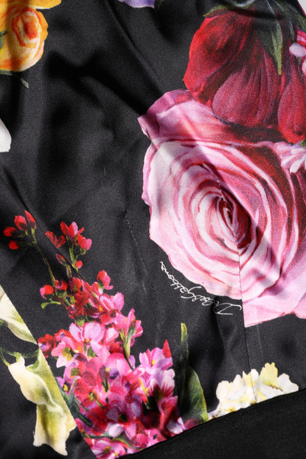 Dolce & Gabbana Multicolor Floral Legging Stretch Waist Pants - IT40|S - Leggings