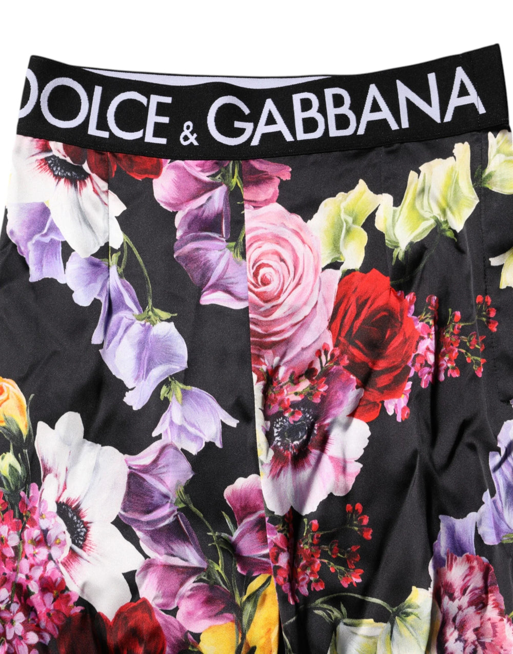 Dolce & Gabbana Multicolor Floral Legging Stretch Waist Pants - IT40|S - Leggings