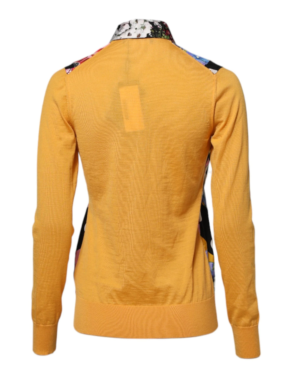 Dolce & Gabbana Multicolor Floral Long Sleeves Polo Top - IT36|XXS - Polos