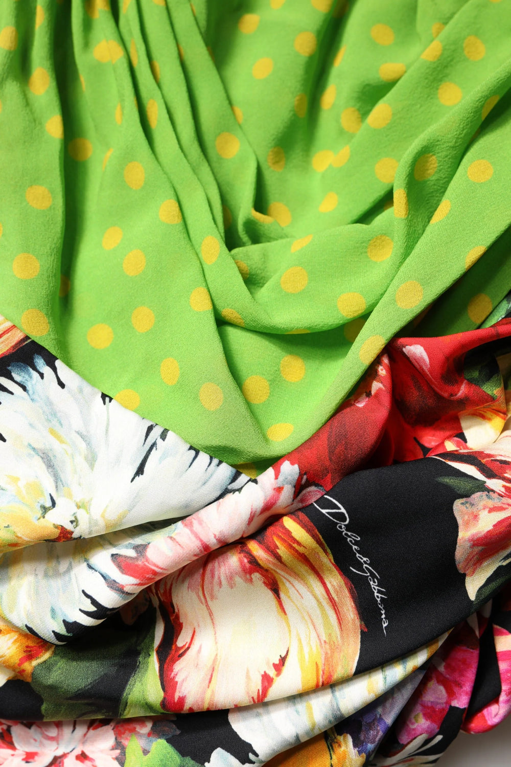 Dolce & Gabbana Multicolor Floral Patchwork Fitted Mini Dress - Dresses