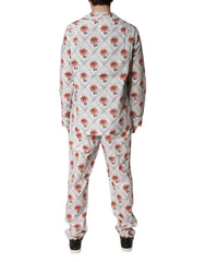 Dolce & Gabbana Multicolor Floral Print Cotton Pajama Set Sleepwear - Pajamas