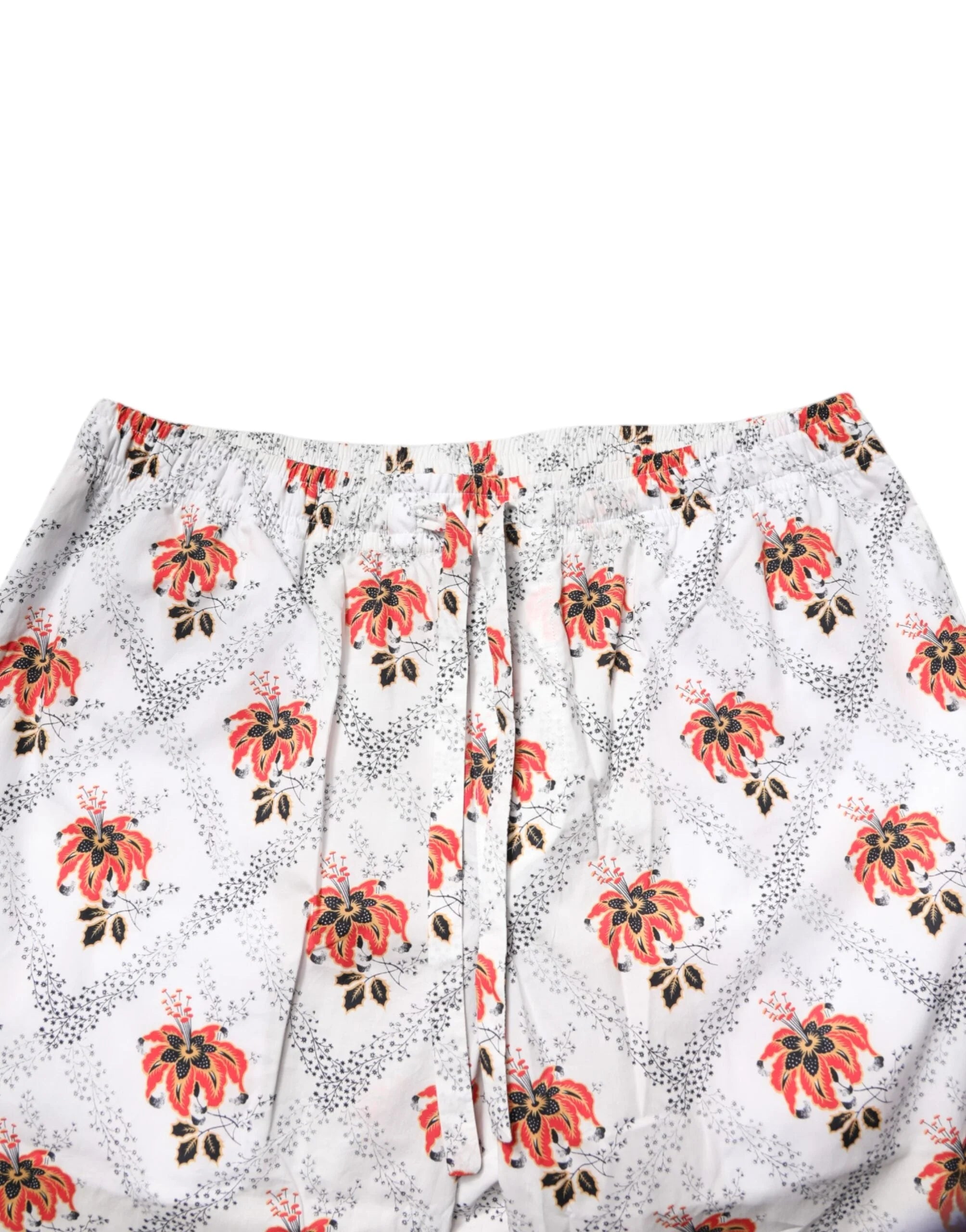 Dolce & Gabbana Multicolor Floral Print Cotton Pajama Set Sleepwear - Pajamas