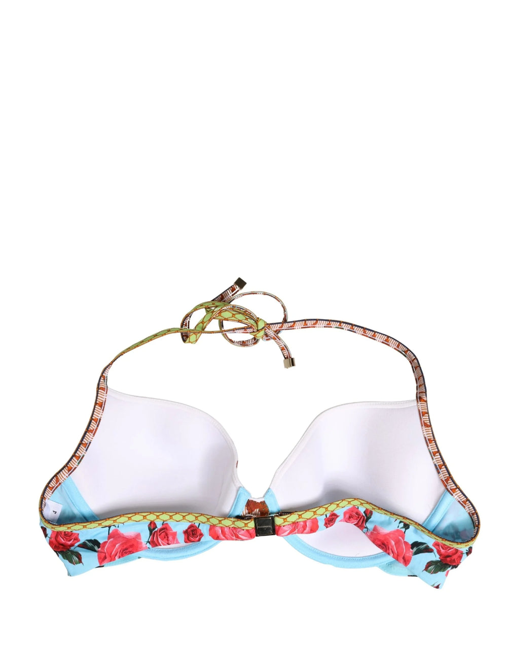 Dolce & Gabbana Πολύχρωμο Μπικίνι με Λουλούδια και Δέσιμο στο Λαιμό - IT4 | L