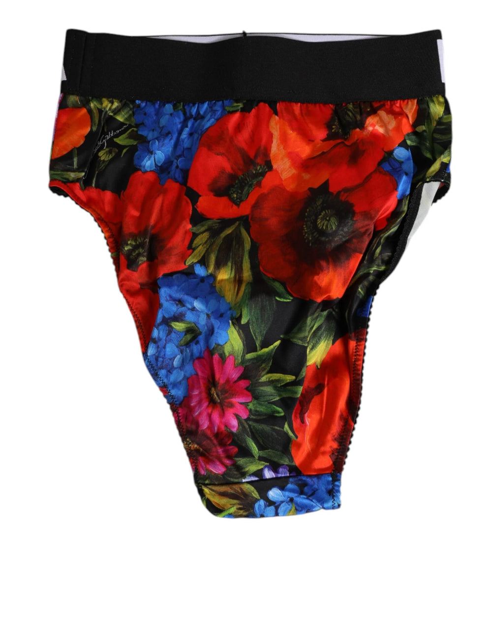 Dolce & Gabbana Multicolor Floral Print High Waist Panty Underwear - IT3 | M - Briefs