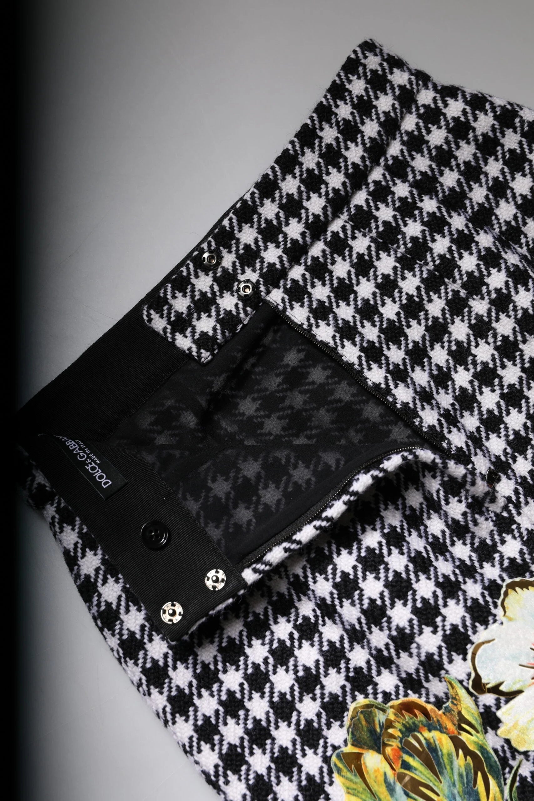 Dolce & Gabbana Multicolor Floral Print High Waist Pencil Cut Skirt - Skirts