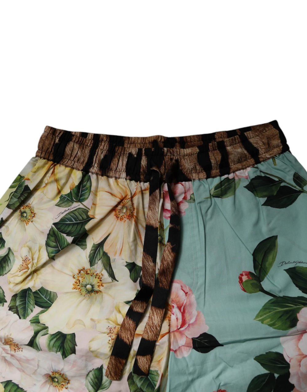 Dolce & Gabbana Multicolor Floral Print Men Bermuda Shorts - Bermudas