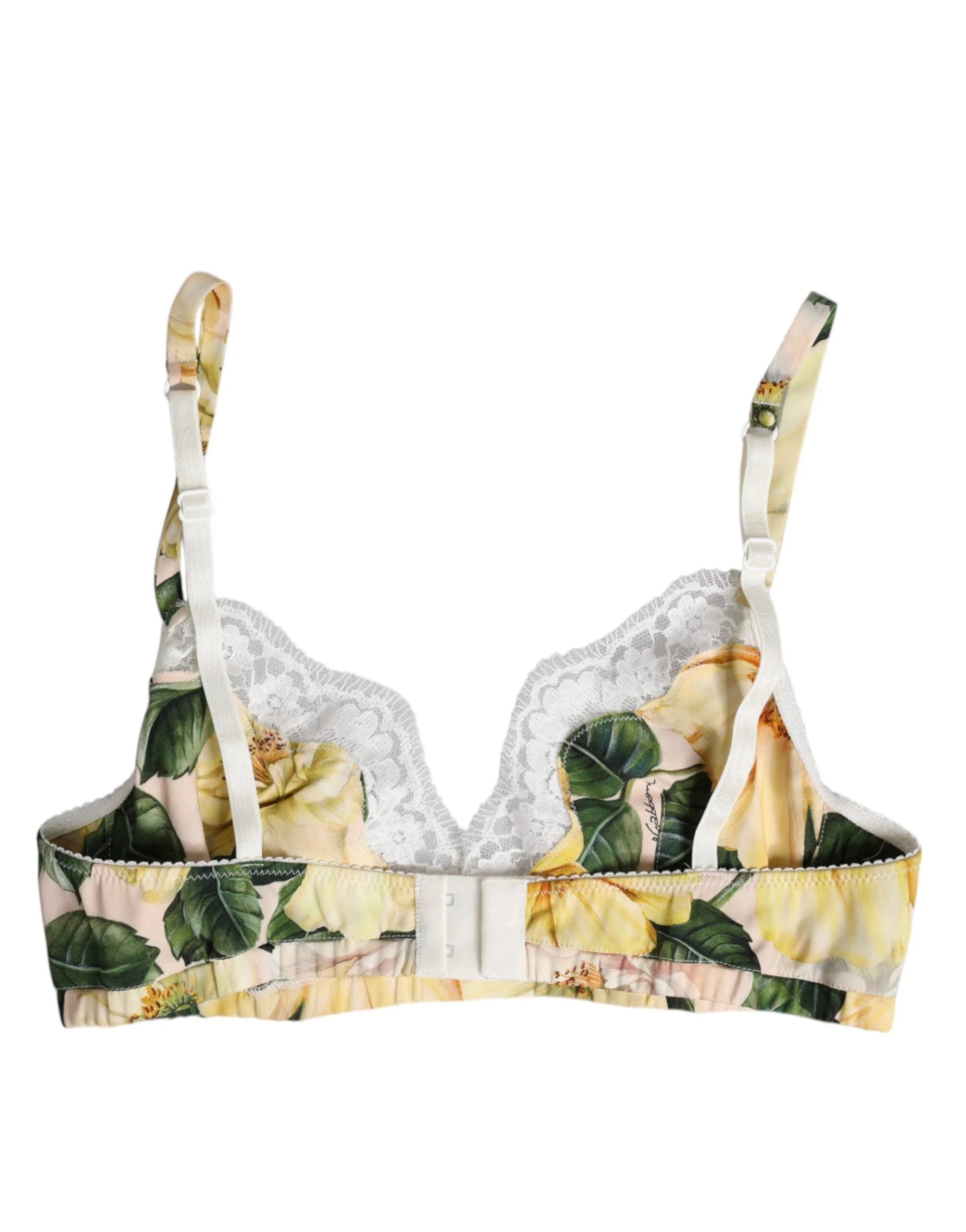 Dolce & Gabbana Multicolor Floral Print Non Wire Bra Underwear - Bras