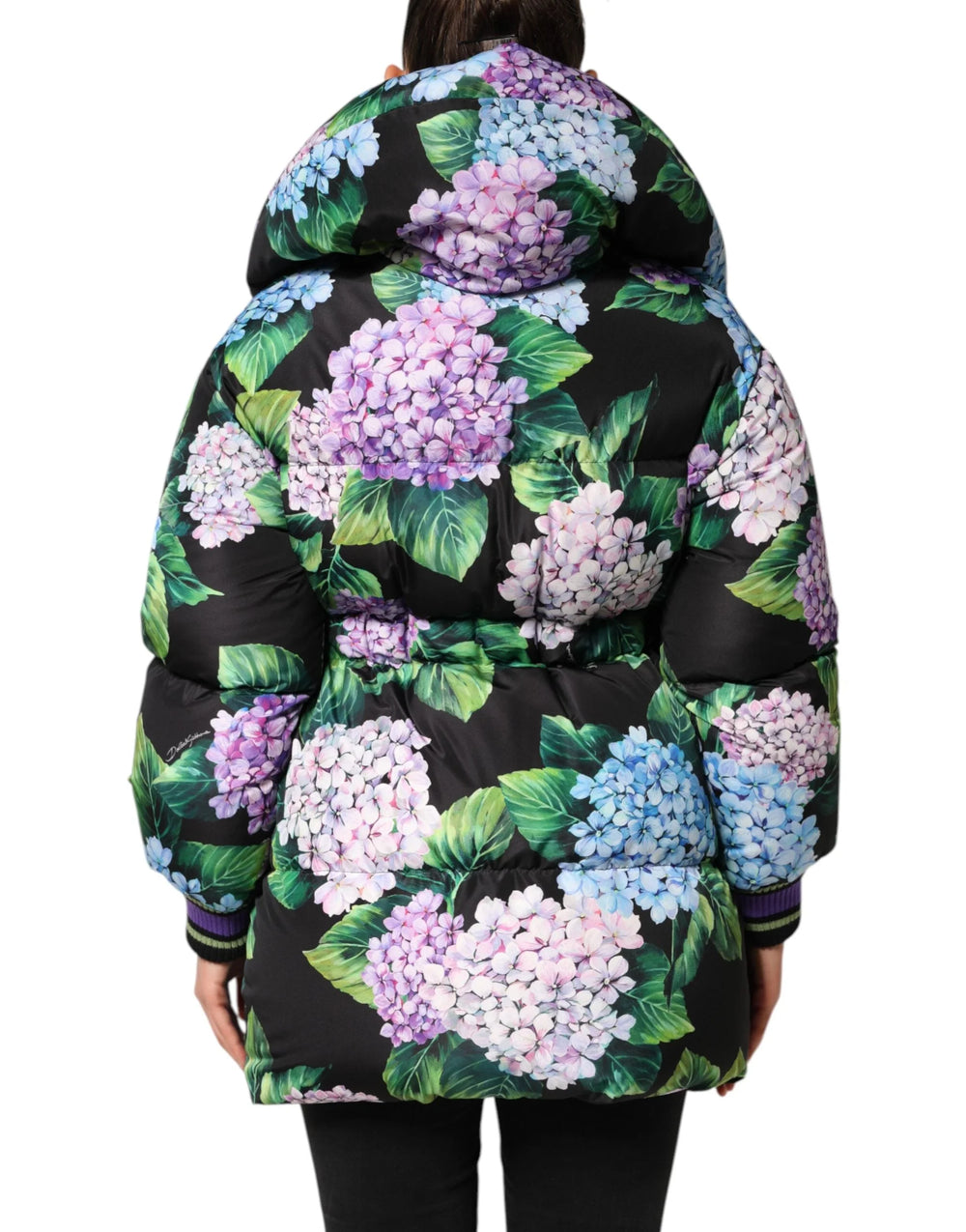 Dolce & Gabbana Multicolor Floral Print Puffer Quilted Jacket - IT40|S - Puffer Jackets