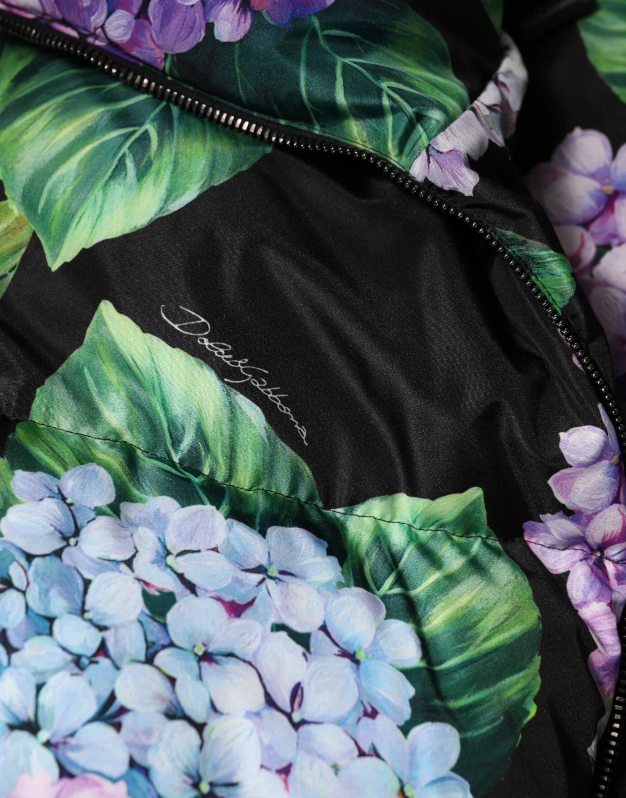 Dolce & Gabbana Multicolor Floral Print Puffer Quilted Jacket - IT40|S - Puffer Jackets