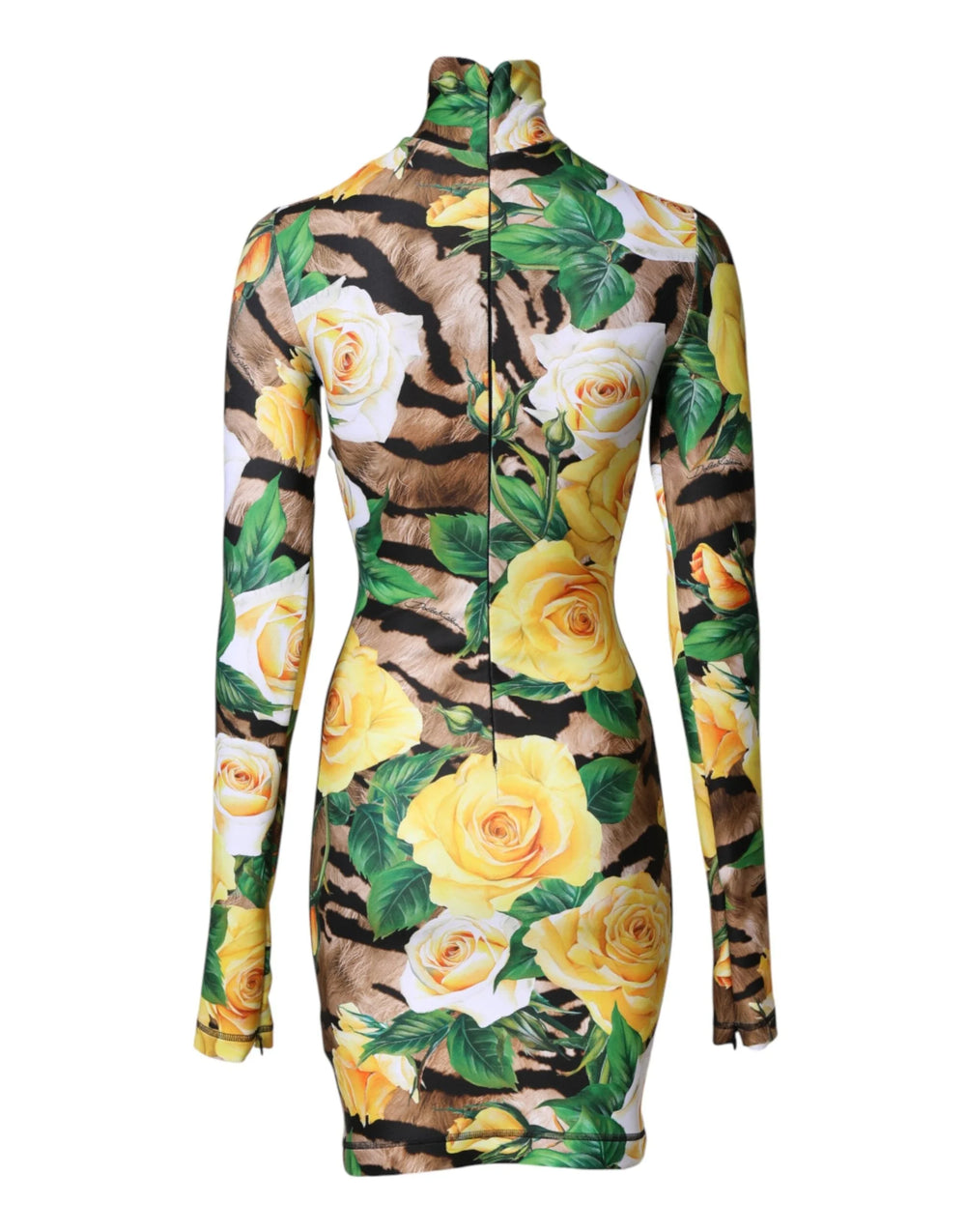 Dolce & Gabbana Multicolor Floral Print Sheath Mini Dress - IT40|S
