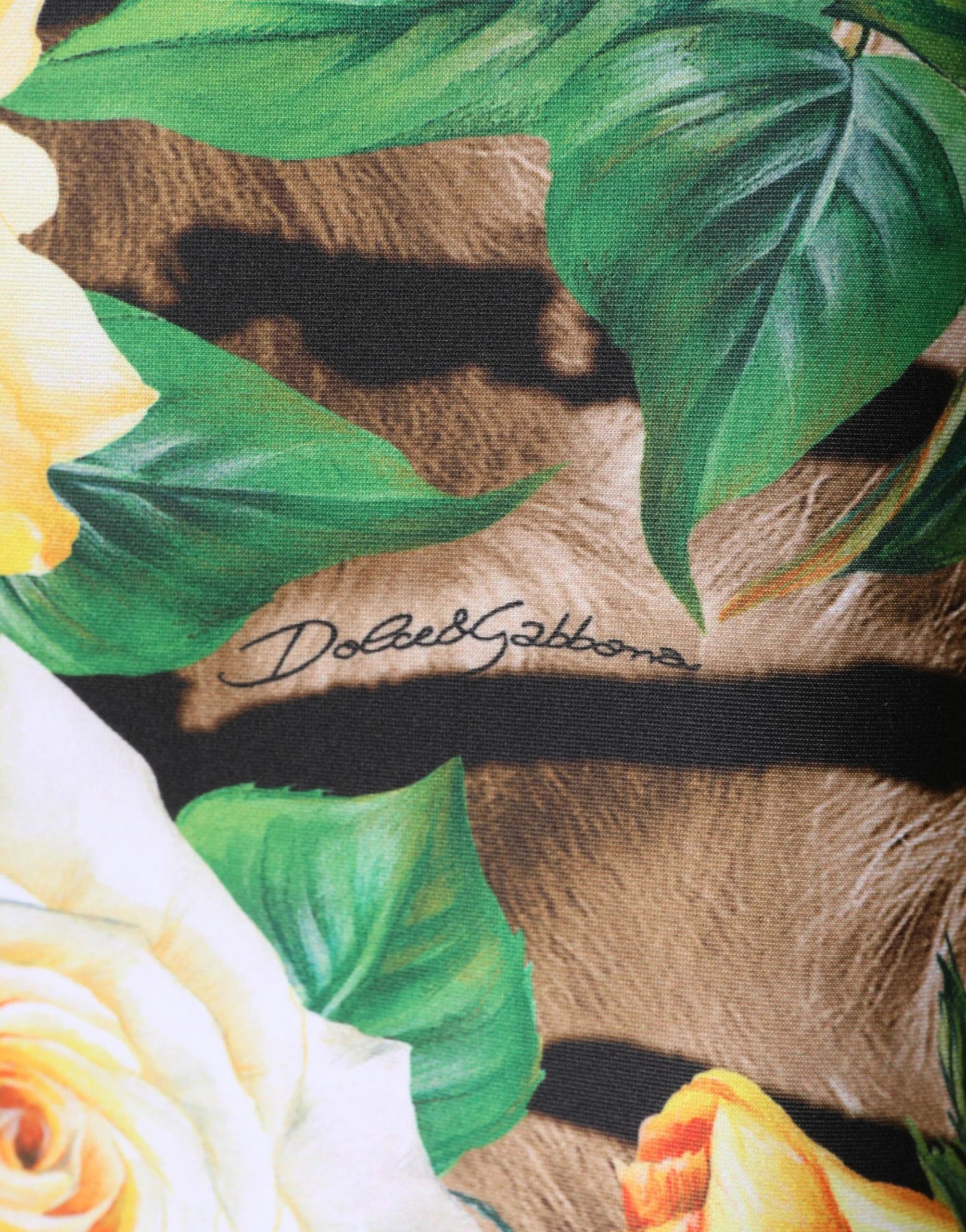 Dolce & Gabbana Multicolor Floral Print Sheath Mini Dress - IT40|S