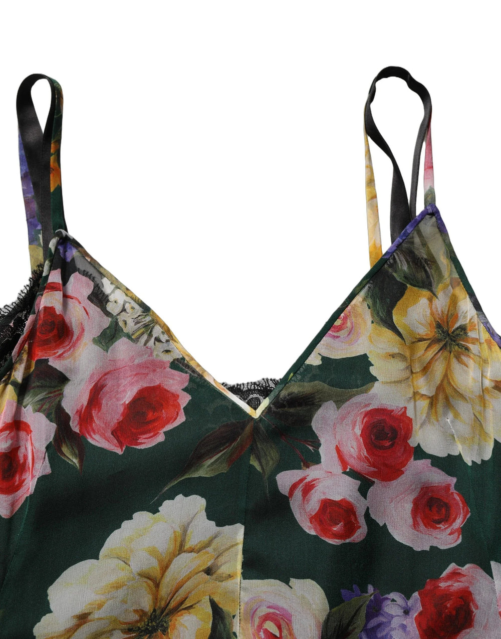 Dolce & Gabbana Multicolor Floral Print Sleeveless Mini Dress - IT40|S