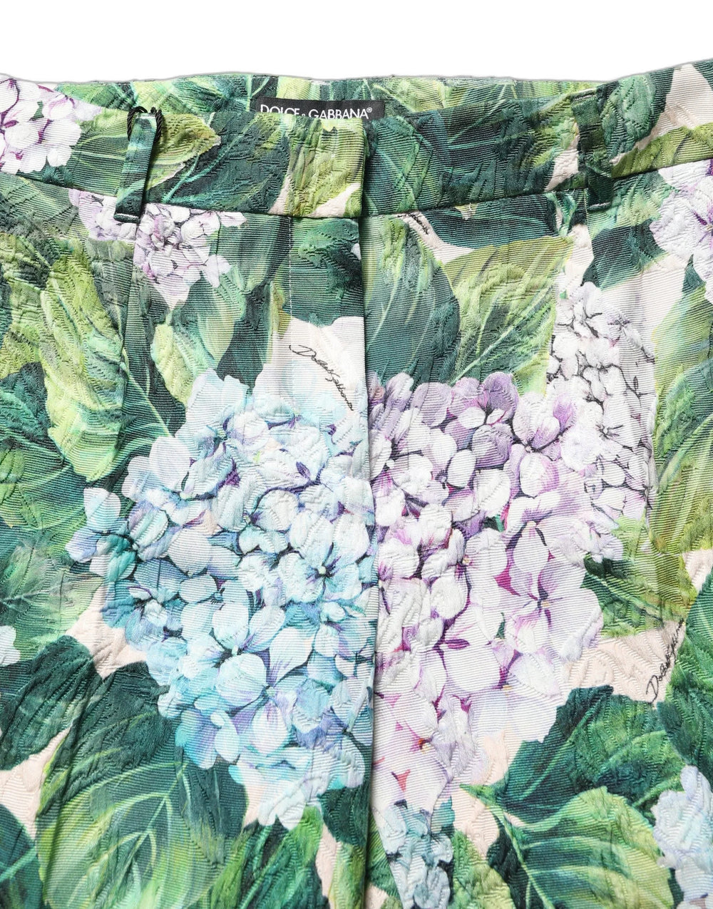 Dolce & Gabbana Multicolor Floral Print Tapered Trouser Pants - IT40|S