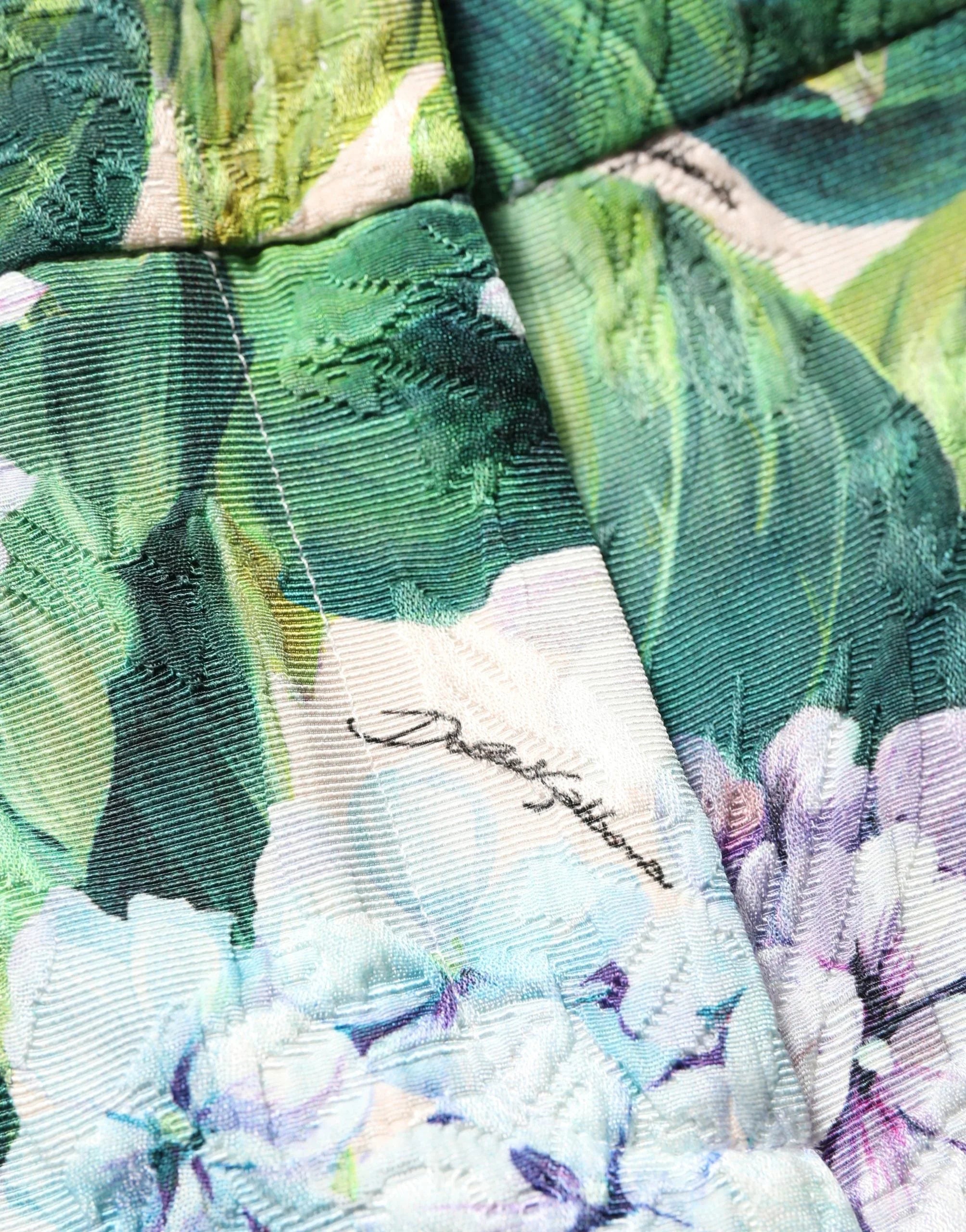 Dolce & Gabbana Multicolor Floral Print Tapered Trouser Pants - IT40|S