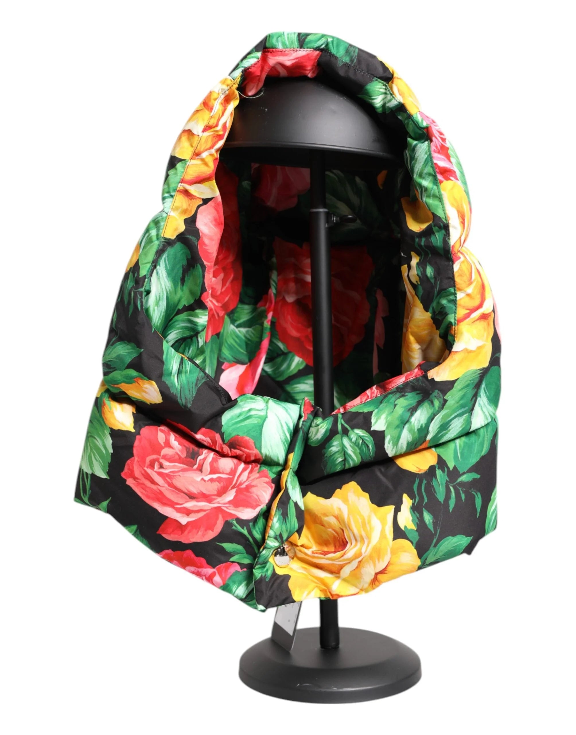 Dolce & Gabbana Multicolor Floral Print Whole Head Wrap Hat - 57 cm|S - Headdresses