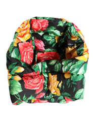 Dolce & Gabbana Multicolor Floral Print Whole Head Wrap Hat - 57 cm|S - Headdresses