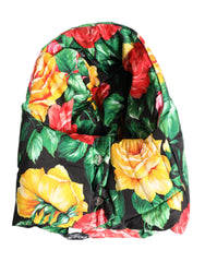 Dolce & Gabbana Multicolor Floral Print Whole Head Wrap Hat - 57 cm|S