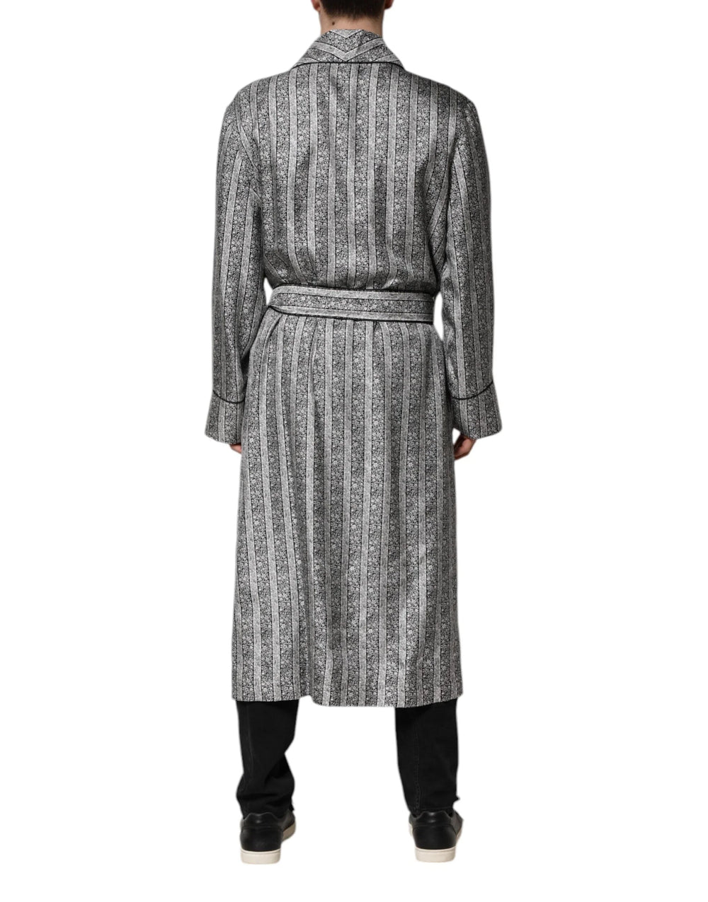 Dolce & Gabbana Multicolor Floral Robe Coat Wrap Jacket - Robes