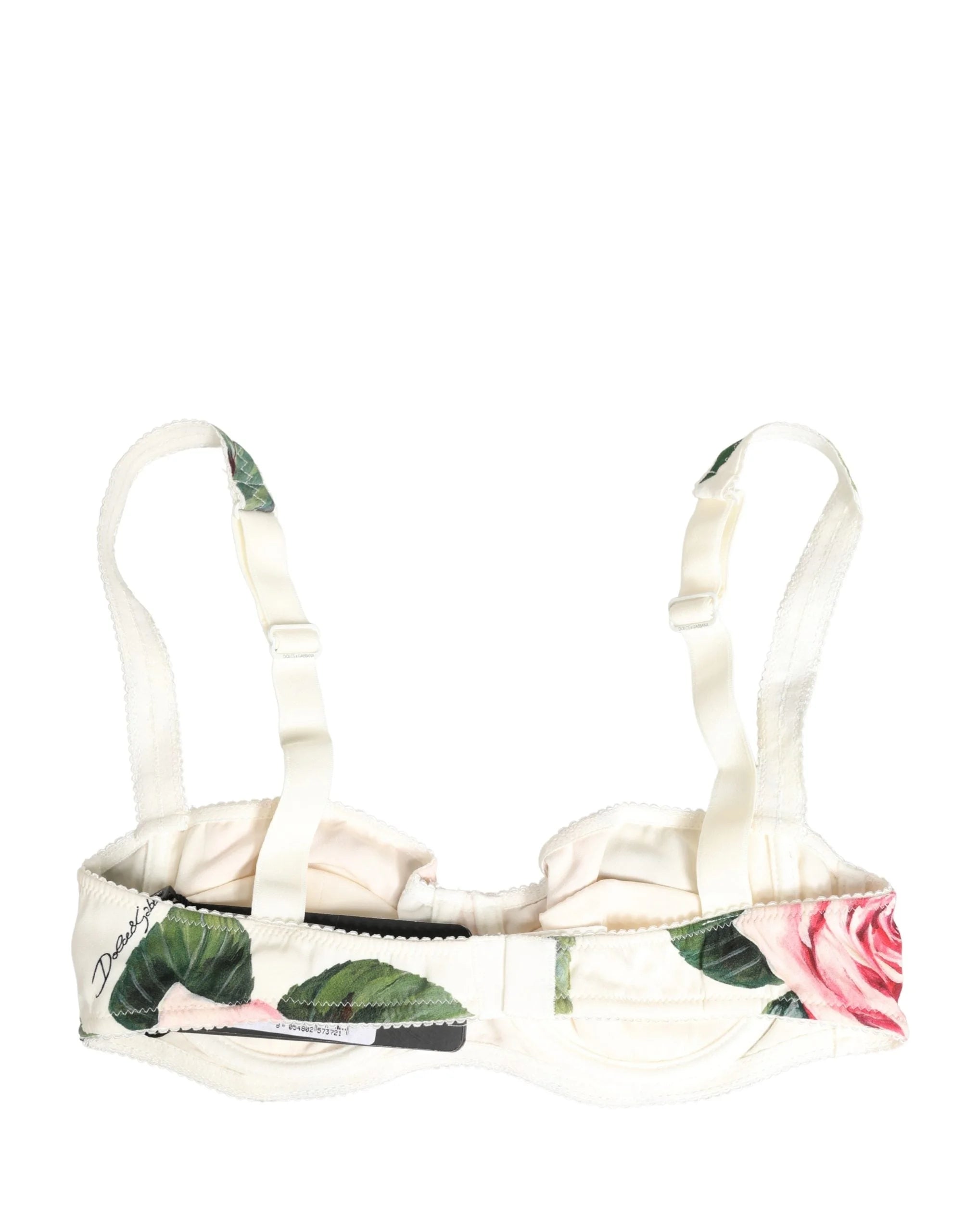 Dolce & Gabbana Mehrfarbig Floral Halbgepolsterter Unterwäsche-BH - IT1 | XS