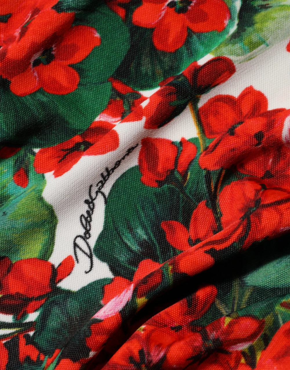 Dolce & Gabbana Multicolor Floral Short Portofino Dress - Dresses