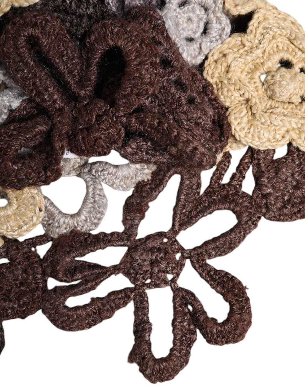 Dolce & Gabbana Multicolor Floral Silk Crochet Beanie Hat - Beanies