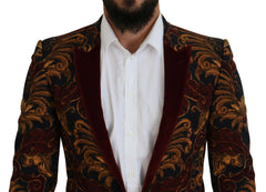 Dolce & Gabbana Multicolor Floral Single Breasted Martini Blazer - IT46 | S - Sport Jackets