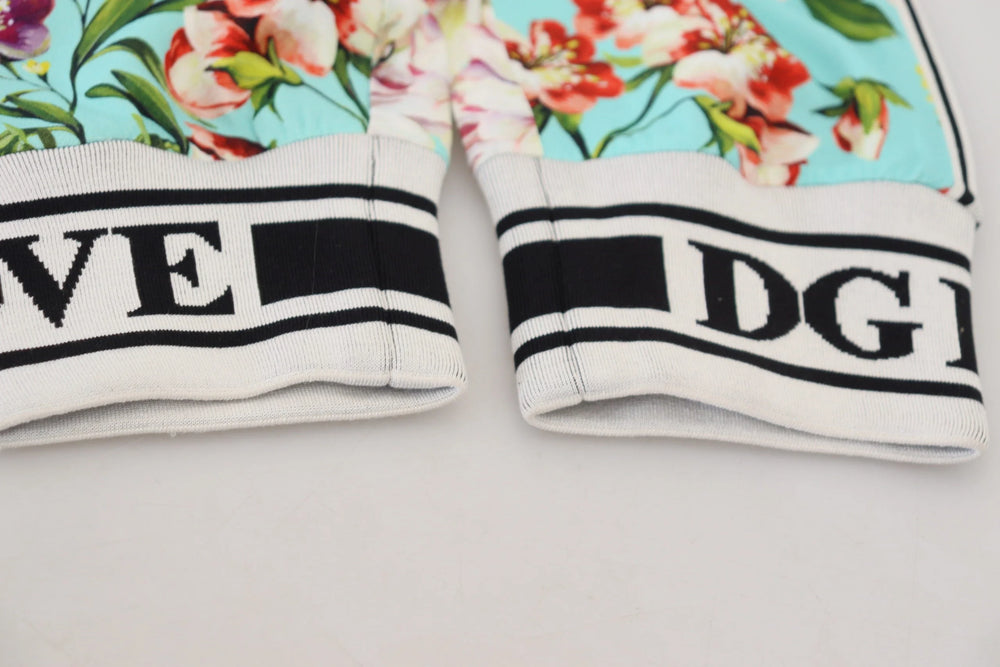 Dolce & Gabbana Multicolor Floral Sweatpants Pants - IT36|XXS - Sweatpants