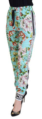 Dolce & Gabbana Multicolor Floral Sweatpants Pants - IT36|XXS - Sweatpants
